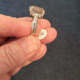 Grey Agate Ring - Size 18 - Ring #8 🌫️