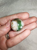 Mini Moss/Flower Agate Sphere - Approx. 20g