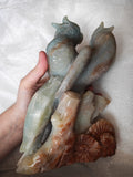 Caribbean calcite birds 2380g