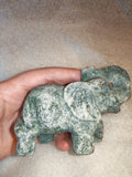 Soapstone Elephant Carving - 320g