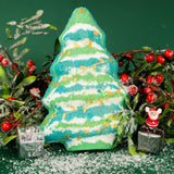 Giant Christmas tree bath bomb