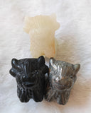 Gemstone Highland Cow Carvings