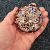 Murano Style Millefiori Glass Paperweight – Quartered Design