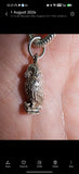 925 Sterling Silver Owl on Books Pendant Necklace
