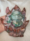 Ocean Jasper 9 Tail Fox 1.2kg carving