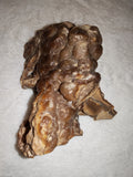 Natural Chocolate Calcite Botryoidal Display Specimen 225g | Polished Cross Section | Pakistan #9