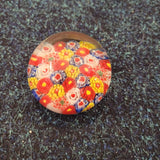Murano Style Millefiori Glass Paperweight