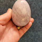 Lepidolite Crystal Egg #13 – Approx. 260g