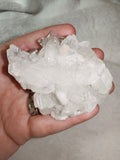 Quartz & Calcite Cluster with Green Inclusions - #16