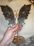 Dragon’s Blood Stone Butterfly with Display Stand
