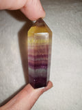 Rainbow fluorite tower. Tower #56
