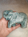 Soapstone Elephant Carving - 320g