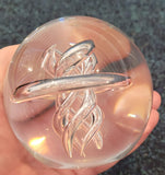 Langham Glass Spiral Paperweight