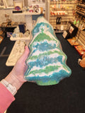 Giant Christmas tree bath bomb