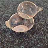 Clear Glass Duck Paperweight (Possibly Pasco of Norway)