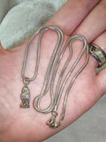 925 Sterling Silver Owl on Books Pendant Necklace