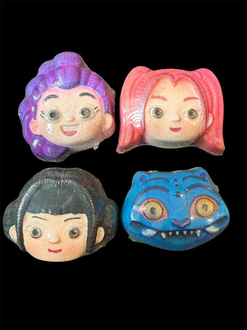 Demon Hunting bath bombs