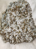 Large Green Quartz with Pyrite Crystal Cluster | Borieva Mine, Madan, Bulgaria | 2.984kg Cabinet Specimen #4